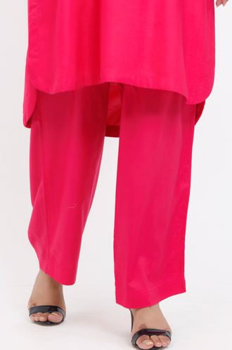Double Pocket Pink Linen Urban Trouser