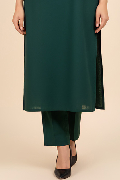 Bottle Green Khaddar Trouser